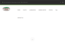 Tablet Screenshot of bloomingtonvalleynursery.com